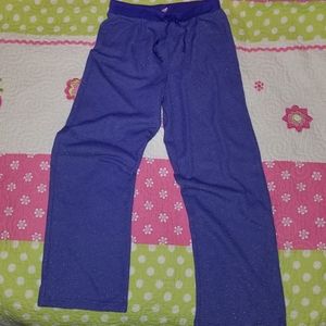 Sparkly periwinkle lounge pants